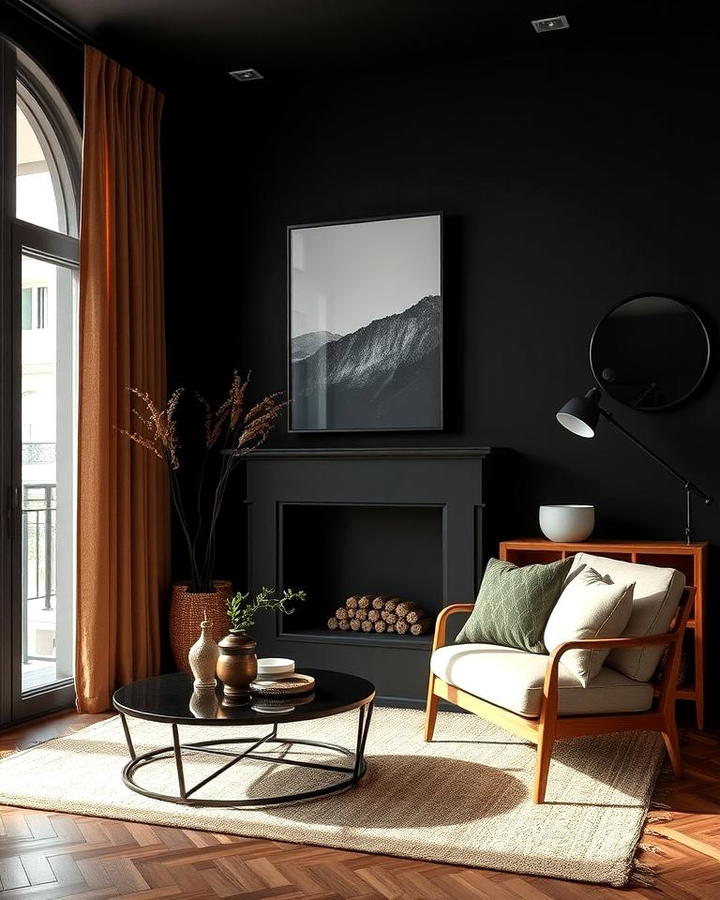 Statement Black Walls