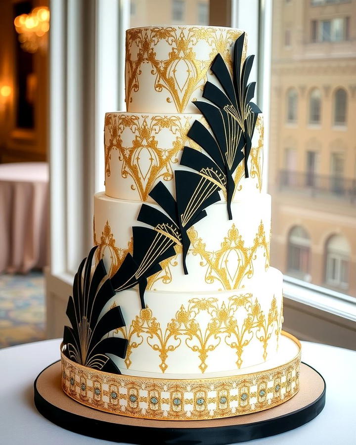 Statement Cakes with Geometric Designs