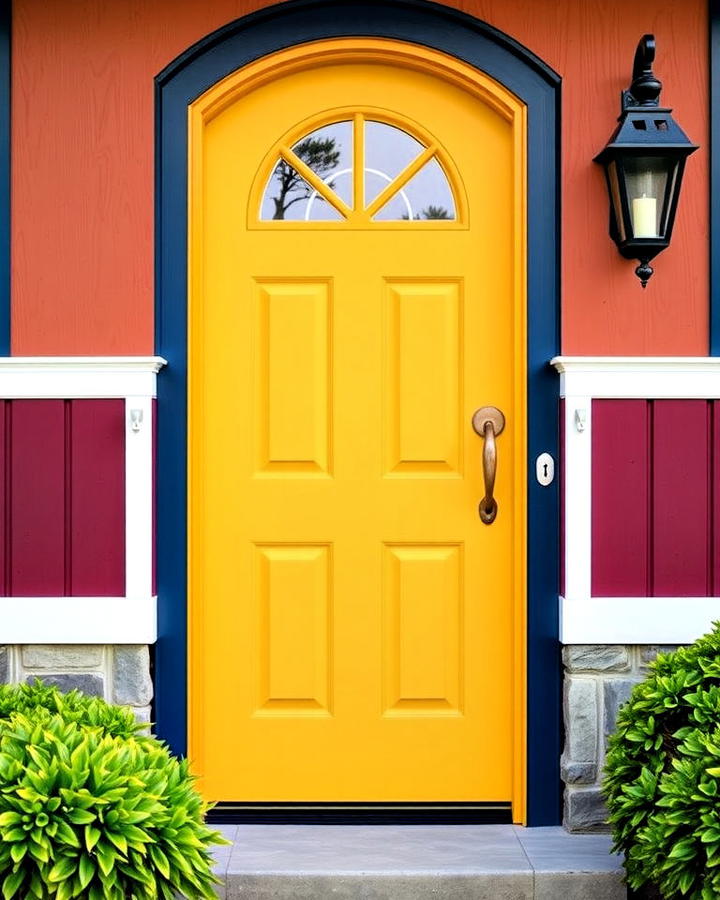 Statement Door Color Idea