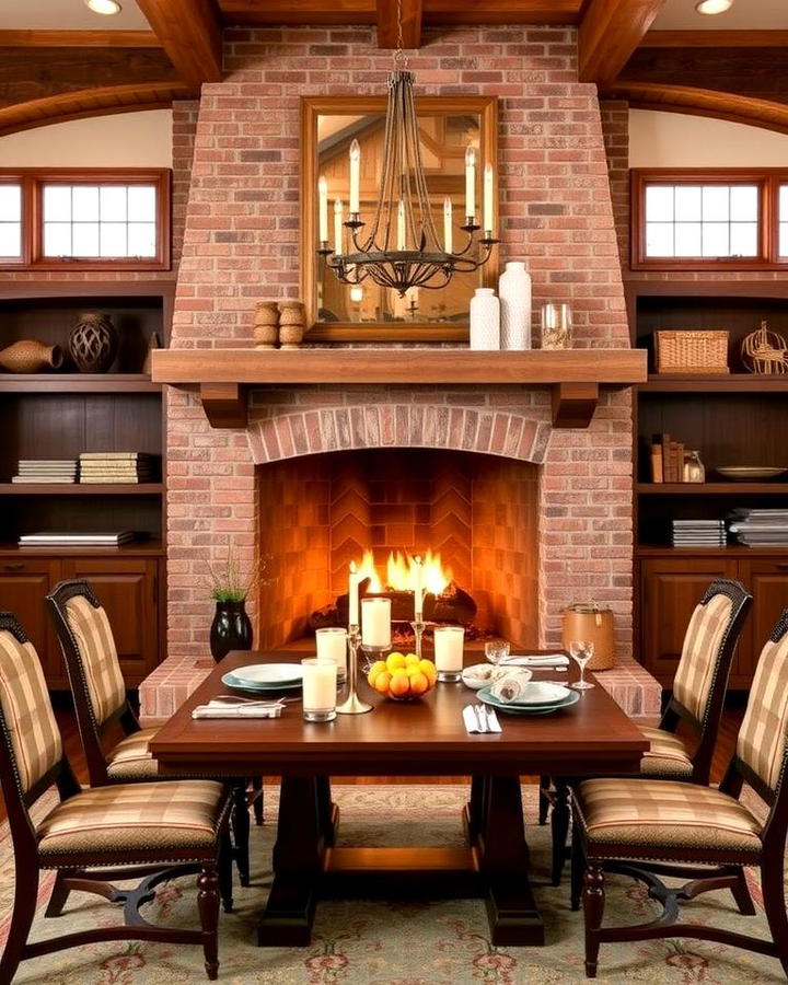 Statement Fireplace for Cozy Gatherings