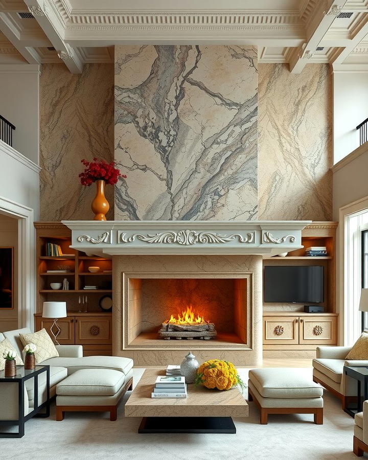 Statement Fireplaces for a Cozy Focal Point