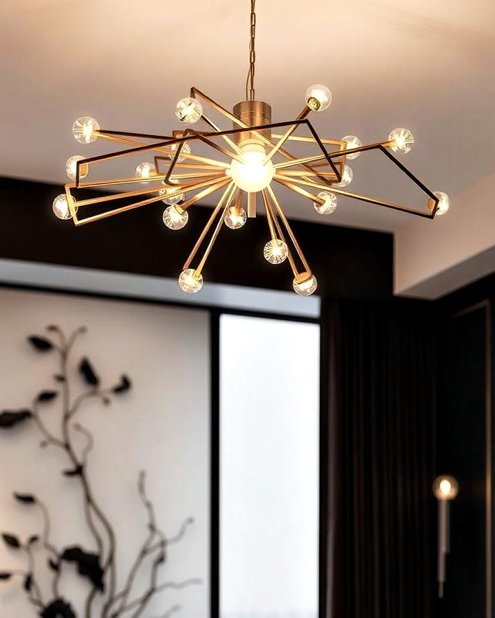 Statement Lighting Fixtures in Contemporary Interior