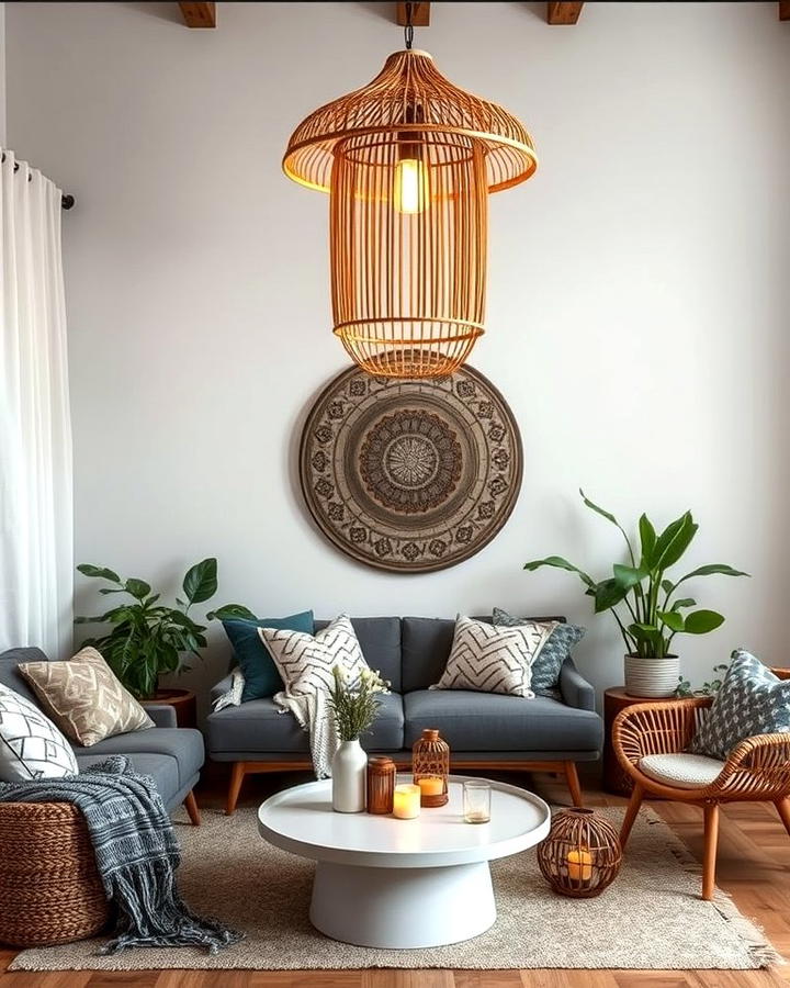 Statement Lighting with a Boho Flair