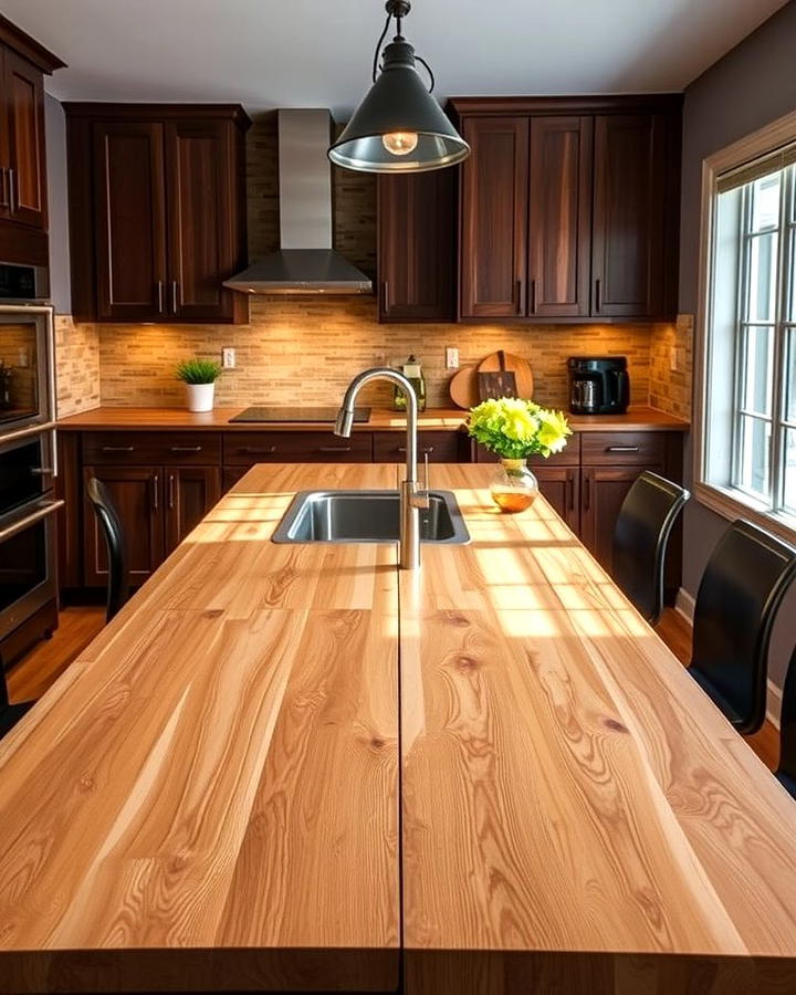 Statement Making with Wide Plank Countertops