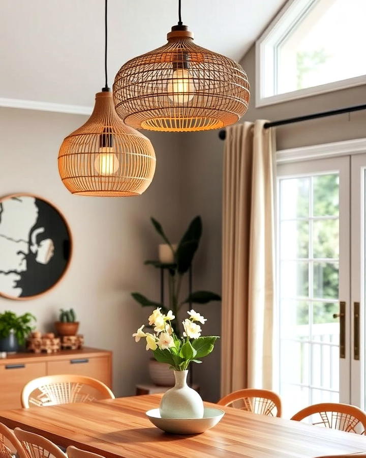 Statement Pendant Lighting for Boho Scandinavian Decor