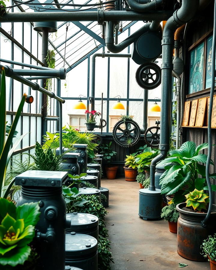 Steampunk Greenhouse