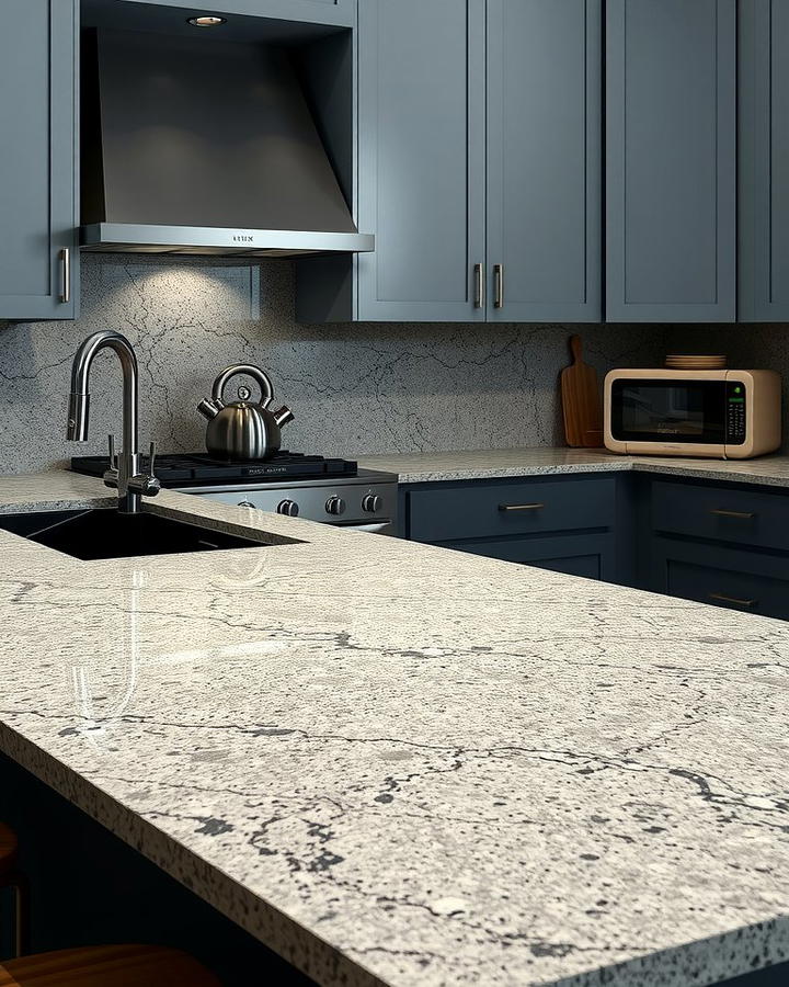 Steel Gray Granite Countertops