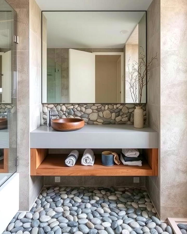 Stone Accents for Natural Elegance