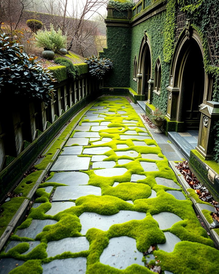 Stone Pathways with Moss