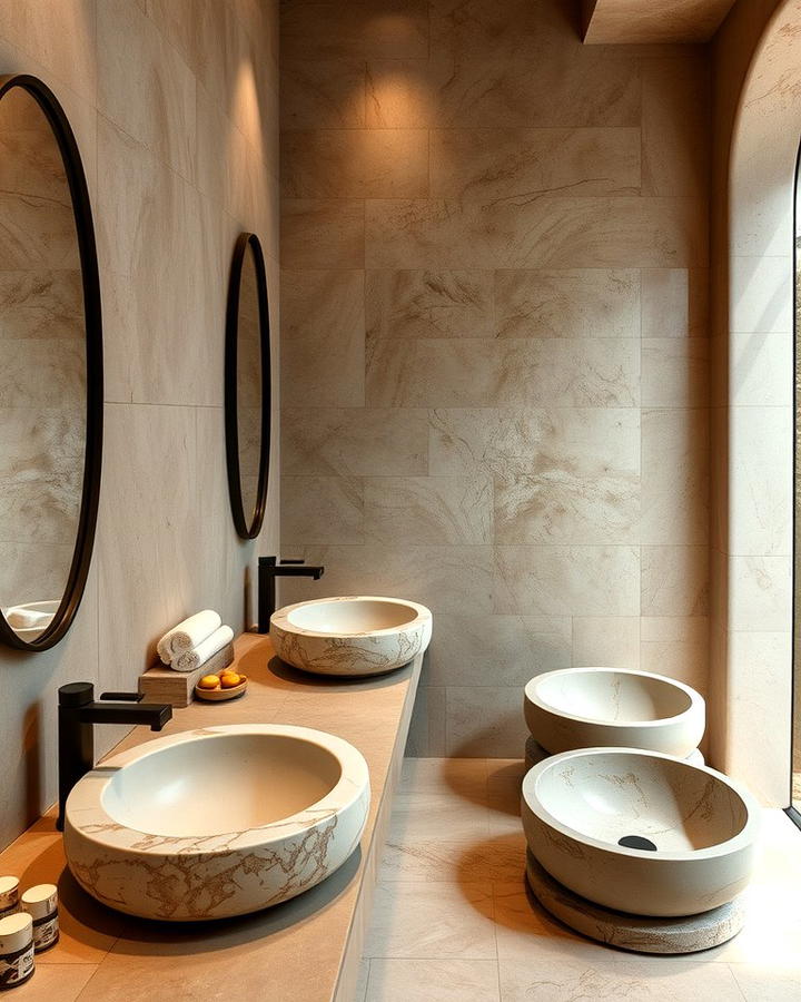 Stone Sinks for Natural Elegance