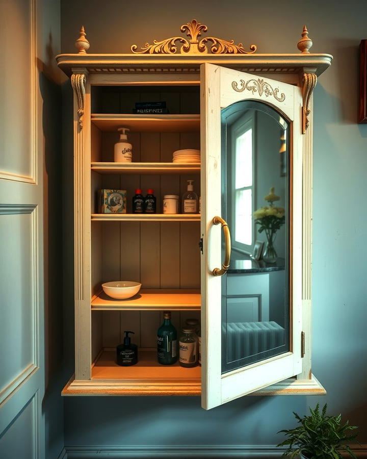 Store in a Vintage Medicine Cabinet