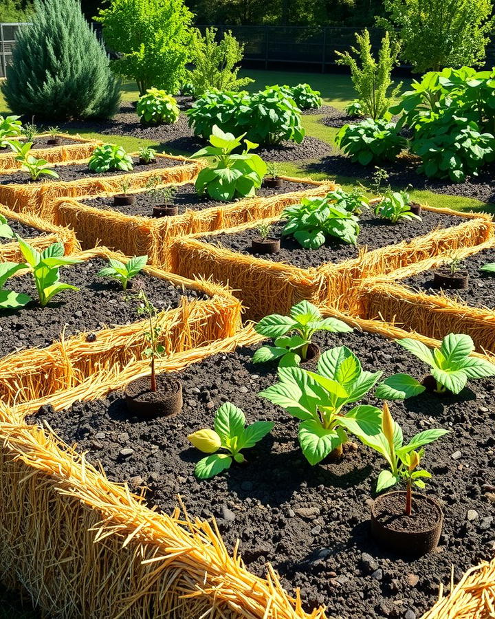 Straw Bale Raised Beds