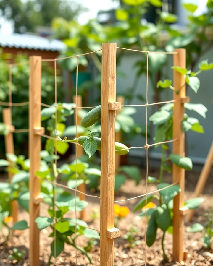 String and Post Trellis