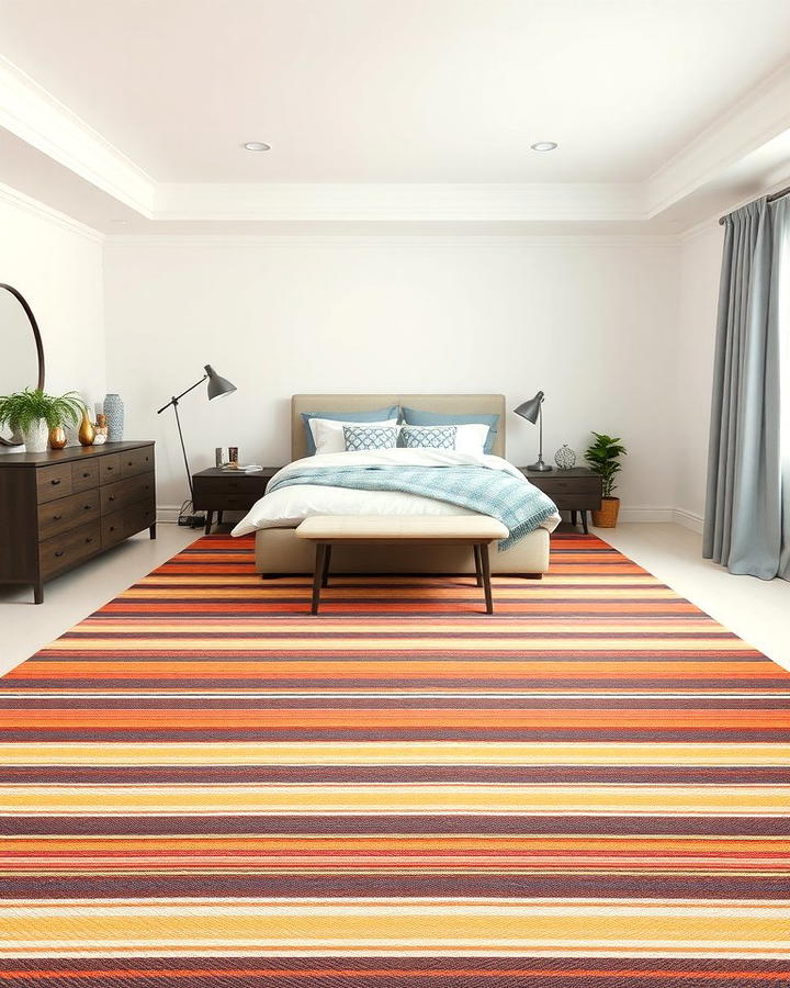 Striped Carpets to Add Dimension