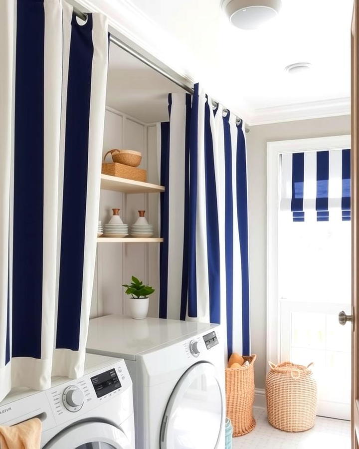 Striped Curtains for a Fresh Coastal Vibe