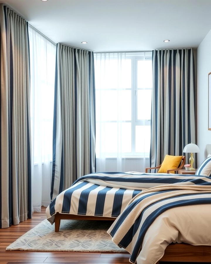 Striped Curtains for a Modern Touch