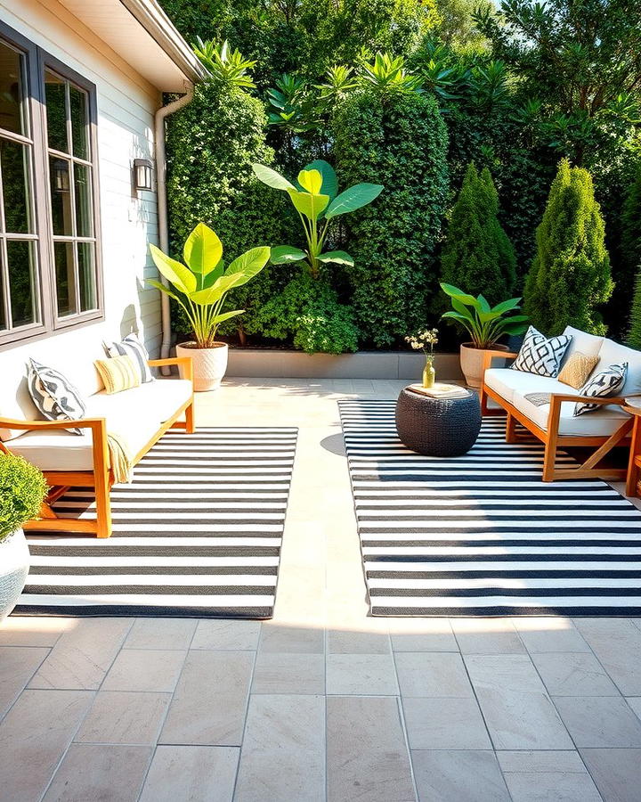 Striped Outdoor Rugs