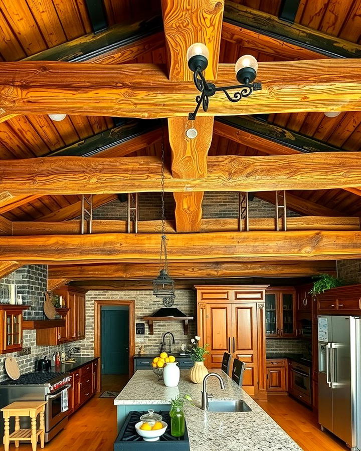 Sturdy Wooden Beams