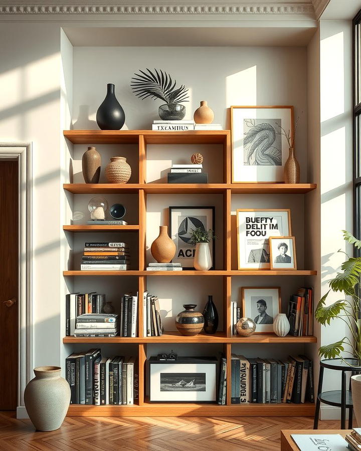 Style the Shelves with Books and Decor