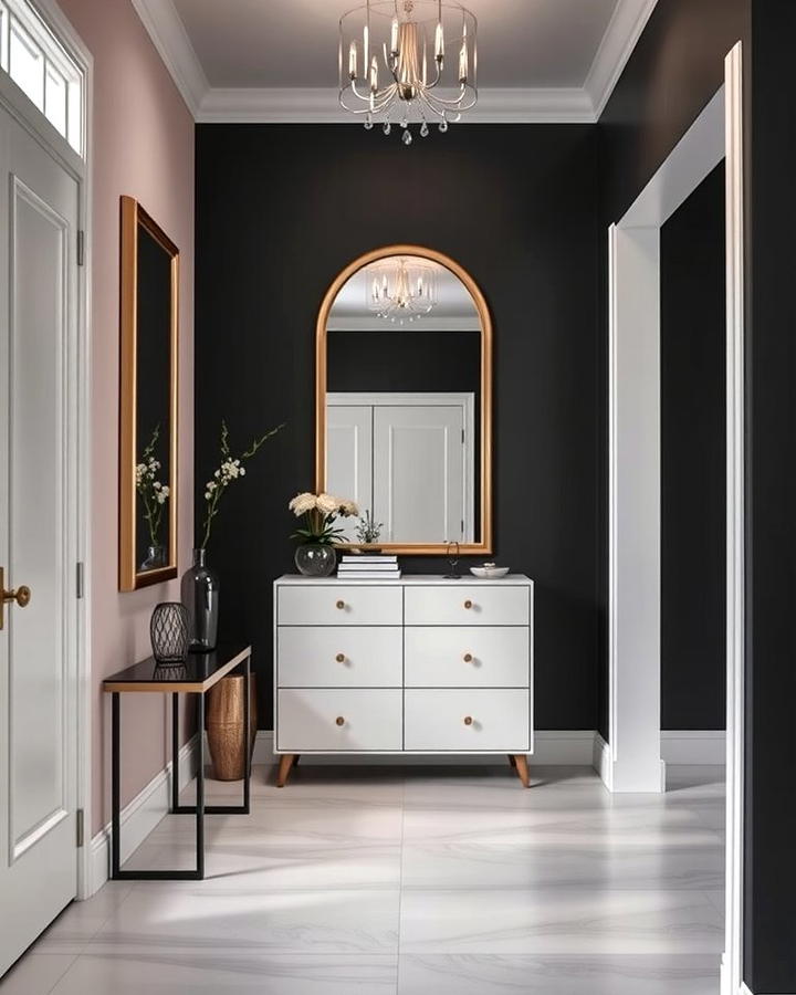 Stylish Black Entryway Welcome