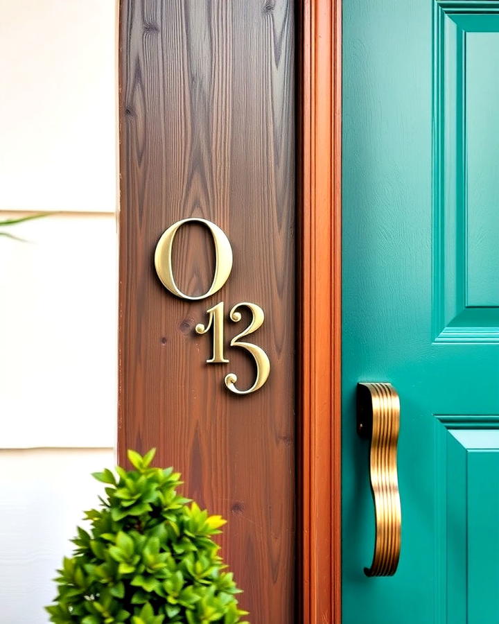 Stylish House Number Design