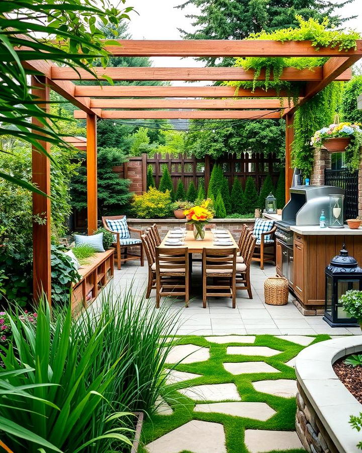 Sunken Garden for Outdoor Dining