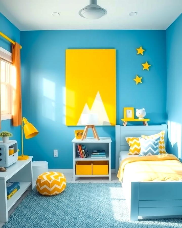 Sunshine Yellow and Sky Blue Combo