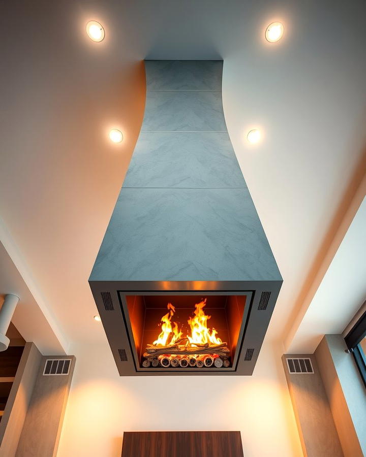 Suspended Fireplace