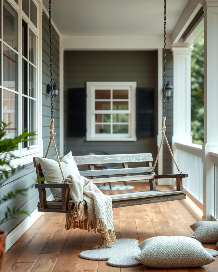 Swinging Bench for Relaxation