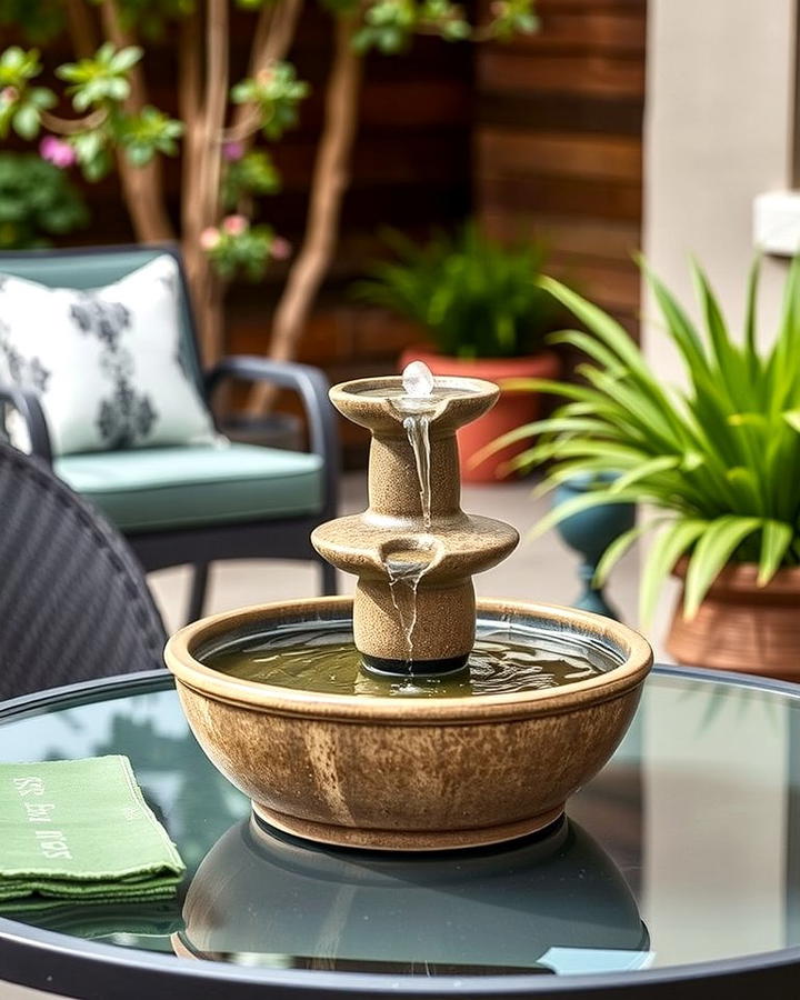 Tabletop Fountain for Compact Versatility