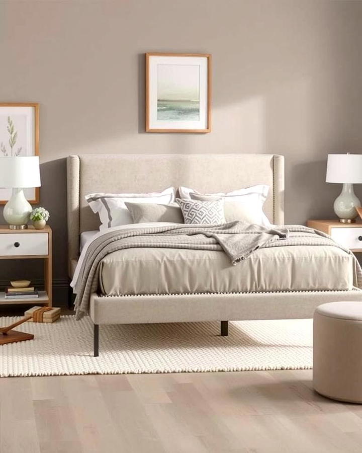 Taupe Bed Frame