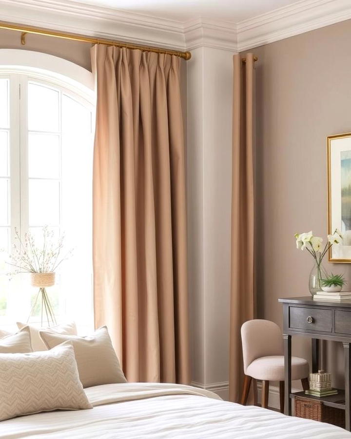 Taupe Curtains