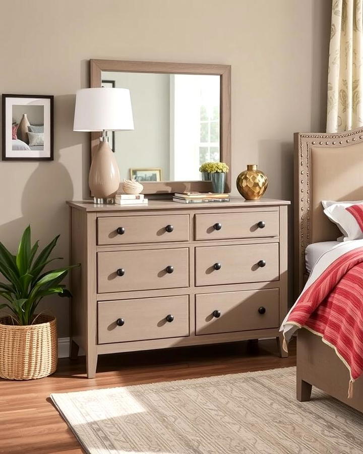 Taupe Dresser