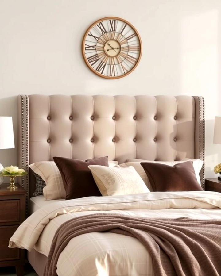 Taupe Upholstered Headboard