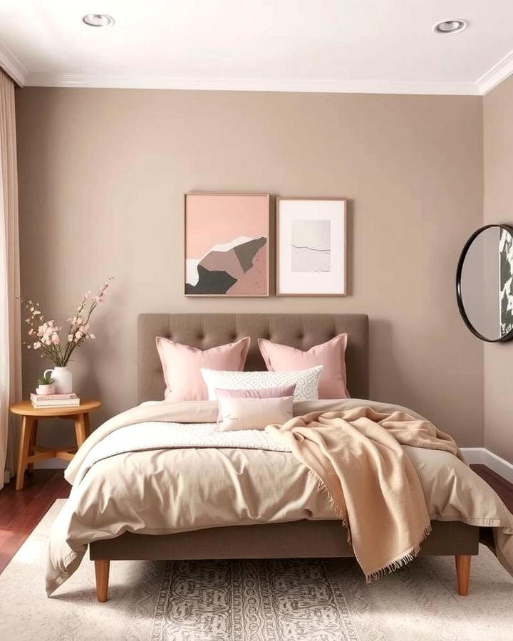 Taupe and Blush Pink Palette