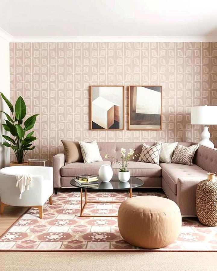 Taupe and Geometric Patterns