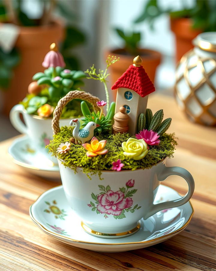 Teacup Fairy Gardens