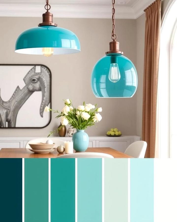 Teal Lighting Fixtures