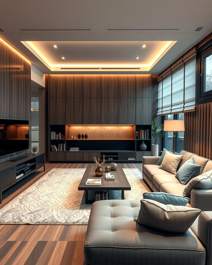 Tech Infused Smart Living Rooms