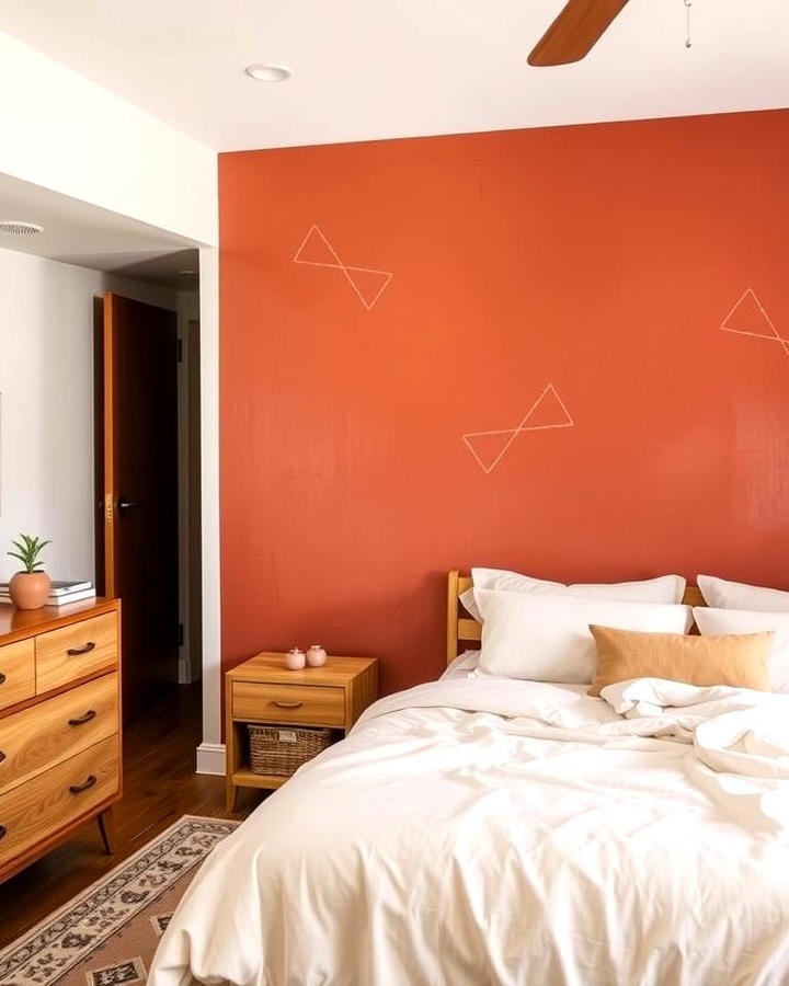 Terracotta Accent Wall