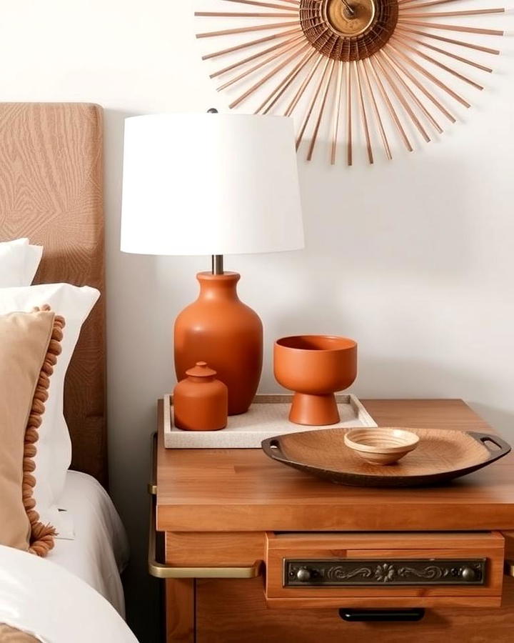 Terracotta Nightstand Accessories