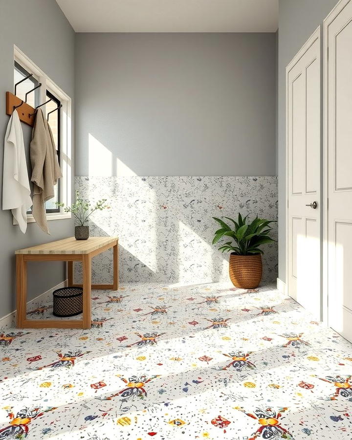 Terrazzo Tiles for a Playful Look