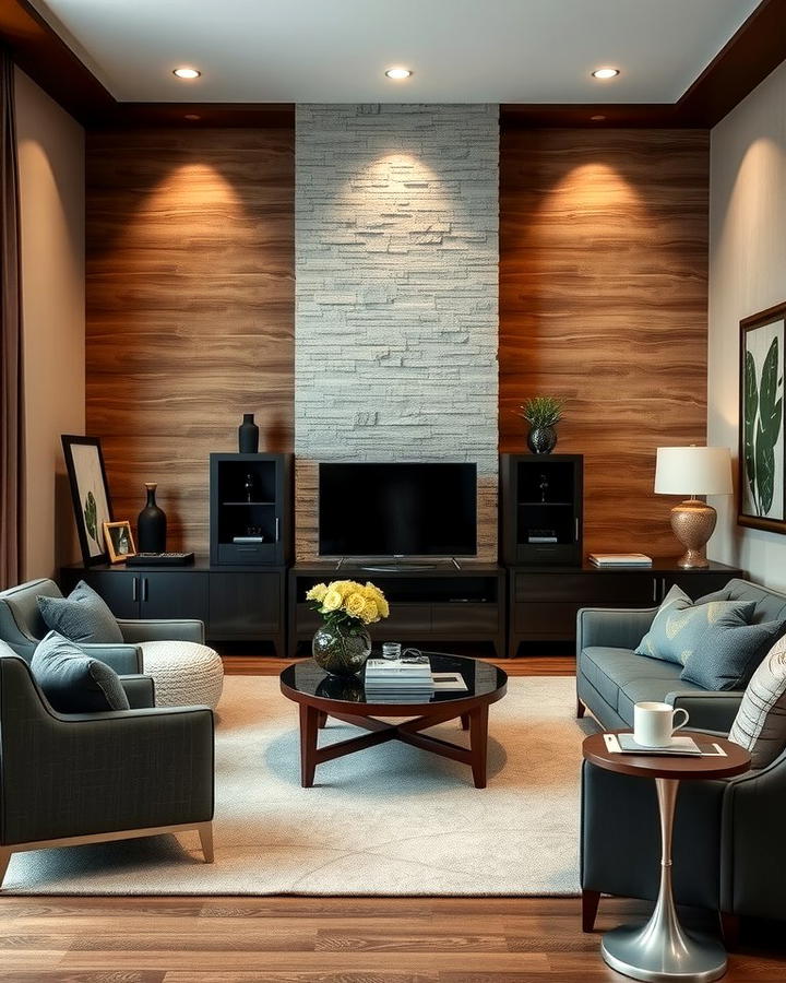 Textured Accent Walls