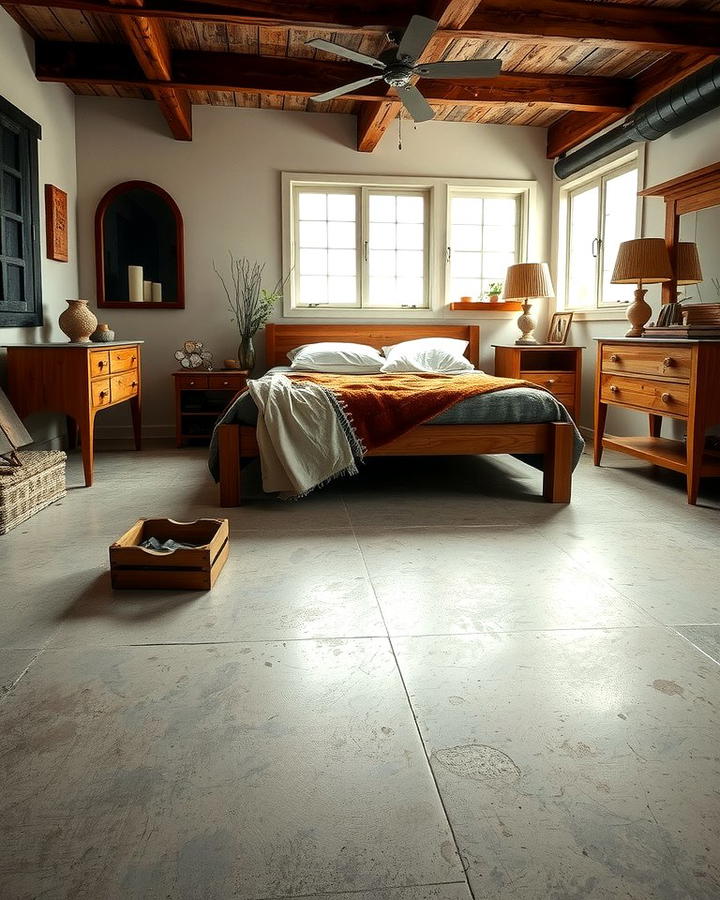 Textured Concrete for a Rustic Appeal