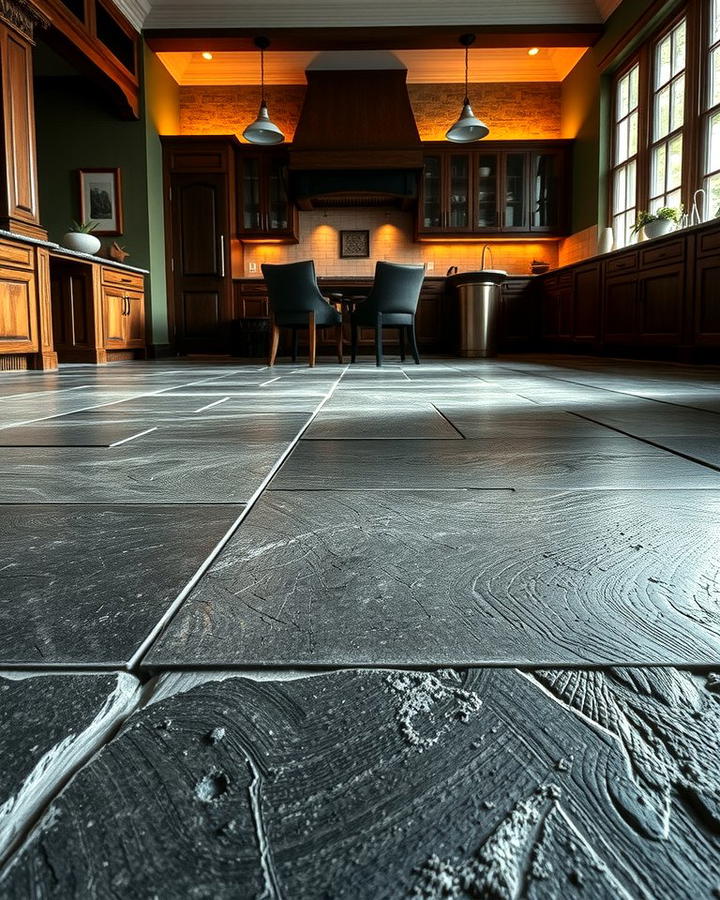 Textured Slate Flooring