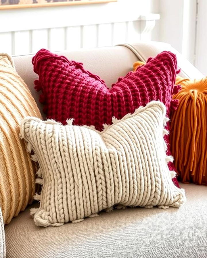 Textured Throw Pillows