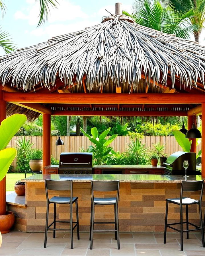 Thatched Roof for Tropical Vibes