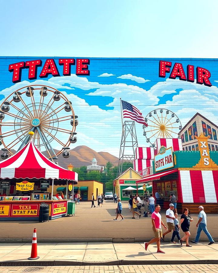 The Texas State Fair Mural Dallas