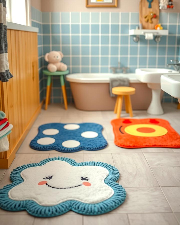 Themed Bath Mats for Extra Flair