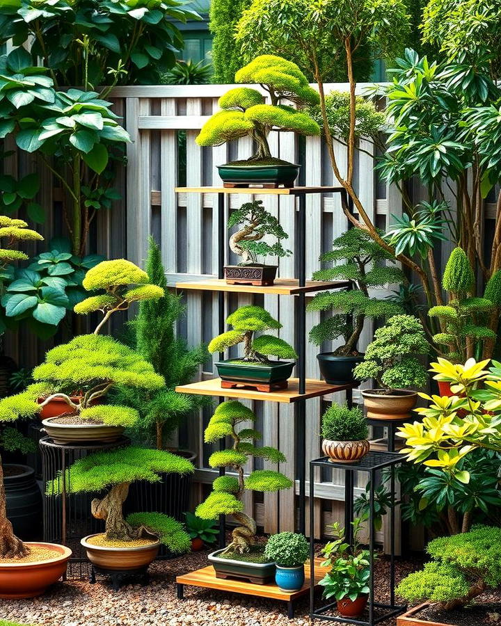 Tiered Bonsai Display